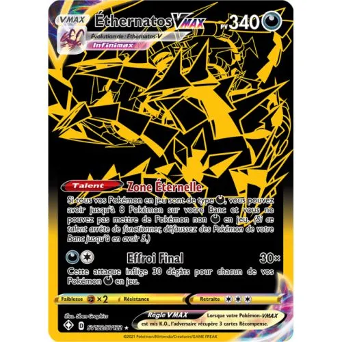 Carte Pokémon : Éthernatos VMAX (SHF SV122) (Near Mint) occ