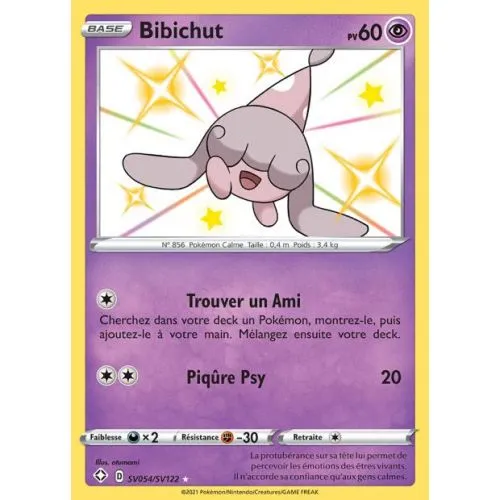 Carte Pokémon : Bibichut (SHF SV54) (Near Mint) occ