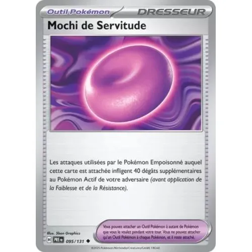 Carte Pokémon : Mochi de Servitude (Reverse Pokéball) (PRE 095) (Mint) occ