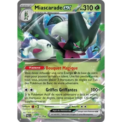 Carte Pokémon : Miascarade ex (PAL 015) Near Mint occ
