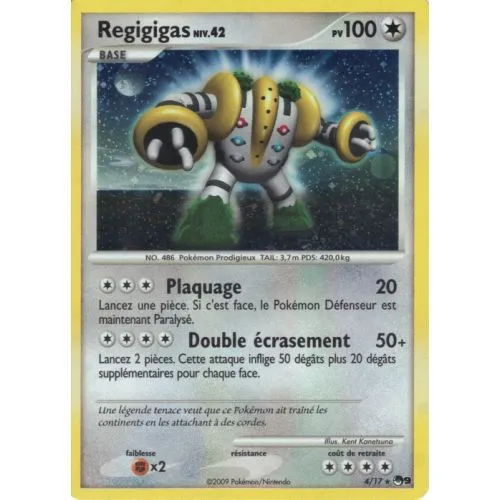 Carte Pokémon : Regigigas Lv.42 (POP9 4) (Good) occ