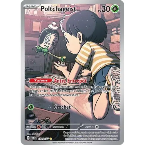 Carte Pokémon : Poltchageist (TWM 171) (Mint) occ