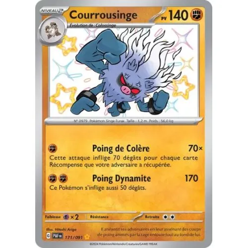 Carte Pokémon : Courrousinge (PAF 171) Near Mint occ