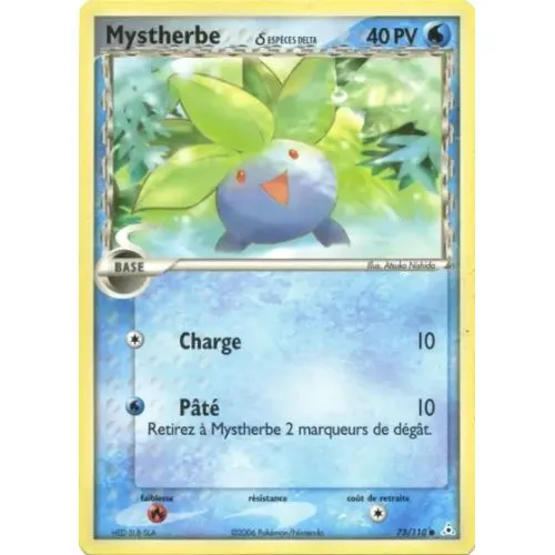 Carte Pokémon : Mystherbe Especes Delta (HP 73) (Good) occ