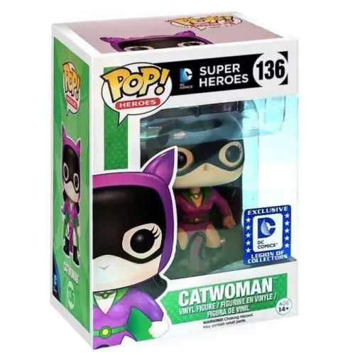 FIGURINE POP 136 : DC COMICS SUPER HEROES (CATWOMAN) OCC