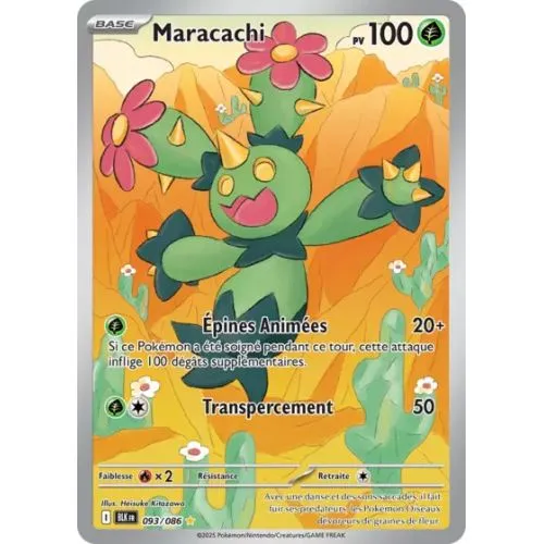 Carte Pokémon : Maracachi (BLK 093) (Near Mint) occ