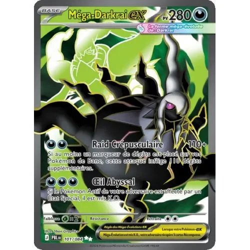 Carte Pokémon : Mega Darkrai ex (PBL 101) (Near Mint) occ