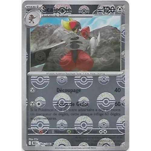 Carte Pokémon : Scalproie (xBLK 065) (Reverse Pokéball) Near Mint occ