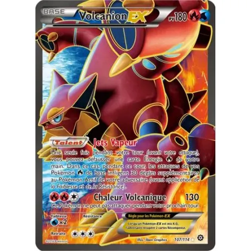 Carte Pokémon : Volcanion EX (STS 107) (Good) occ