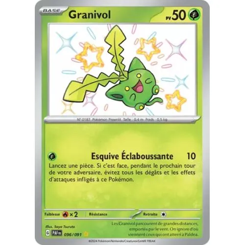 Carte Pokémon : Granivol (PAF 096) Near Mint occ