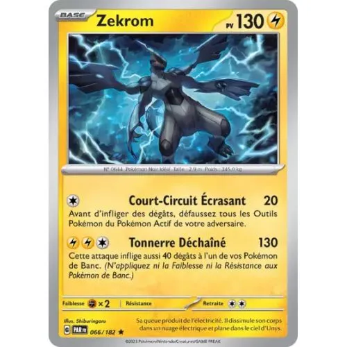 Carte Pokémon : Zekrom (PAR 066) (Holo Cosmos) Near Mint occ
