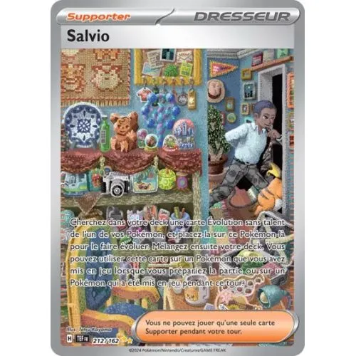 CARTE POKEMON : SALVIO (TEF 212) OCC