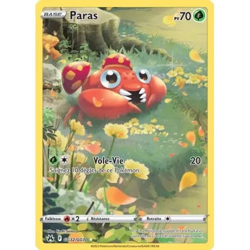 Carte Pokémon : Paras (CRZ GG32) Near Mint occ