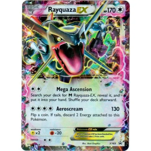 Carte Pokémon : Rayquaza EX (XYPR 69) (Excellent) occ
