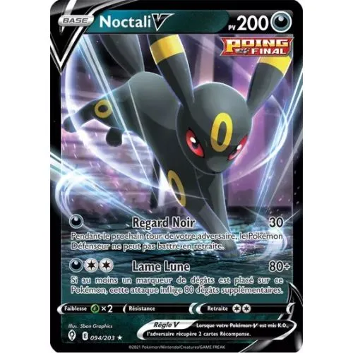 Carte Pokémon : Noctali V (EVS 094) (Near Mint) occ