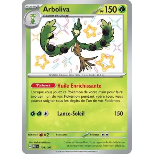 Carte Pokémon : Arboliva (PAF 104) Near Mint occ