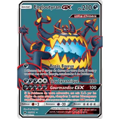 Carte Pokémon : Engloutyran GX (CIN 105) (Good) occ