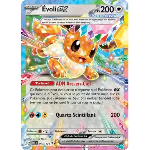 Carte Pokémon : Évoli EX (PRE 075) Near Mint occ