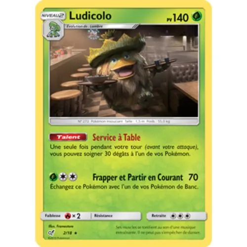 Carte Pokémon : Ludicolo (Holo) (DET 2) (Near Mint) occ