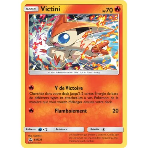 Carte Pokémon : Victini (SM 225) (Near Mint) occ