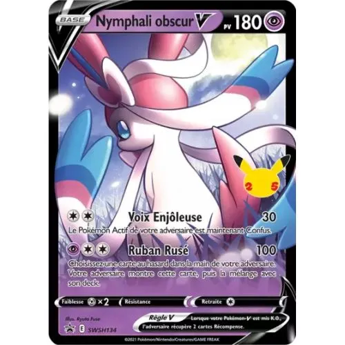 Carte Pokémon : Nymphali Obscur V (SWSH134) Near Mint occ