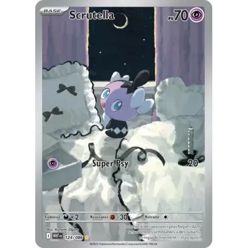 Carte Pokémon : Scrutella (WHT 124) (Near Mint) occ