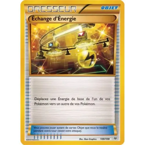 Carte Pokémon : Échange d'Énergie (ROS 109) (Excellent) occ