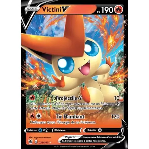 Carte Pokémon : Victini V (BST 21) (Near Mint) occ