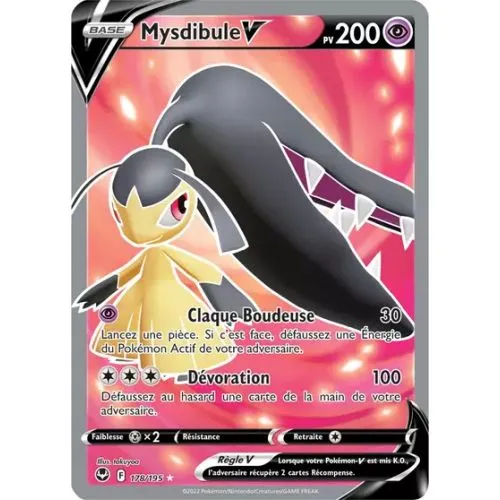 CARTE POKEMON : MYSDIBULE V (SIT 178) OCC