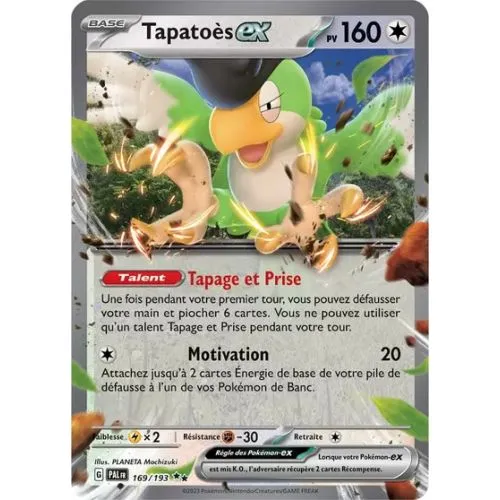 Carte Pokémon : Tapatoès ex (PAL 169) Near Mint occ