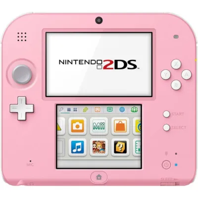 Console 2DS Blanc et Rose (Avec Boîte et Notice) occ