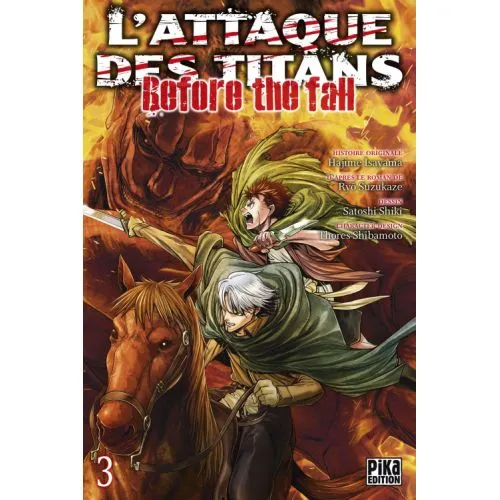 L ATTAQUE DES TITANS BEFORE THE FALL TOME 3 OCC