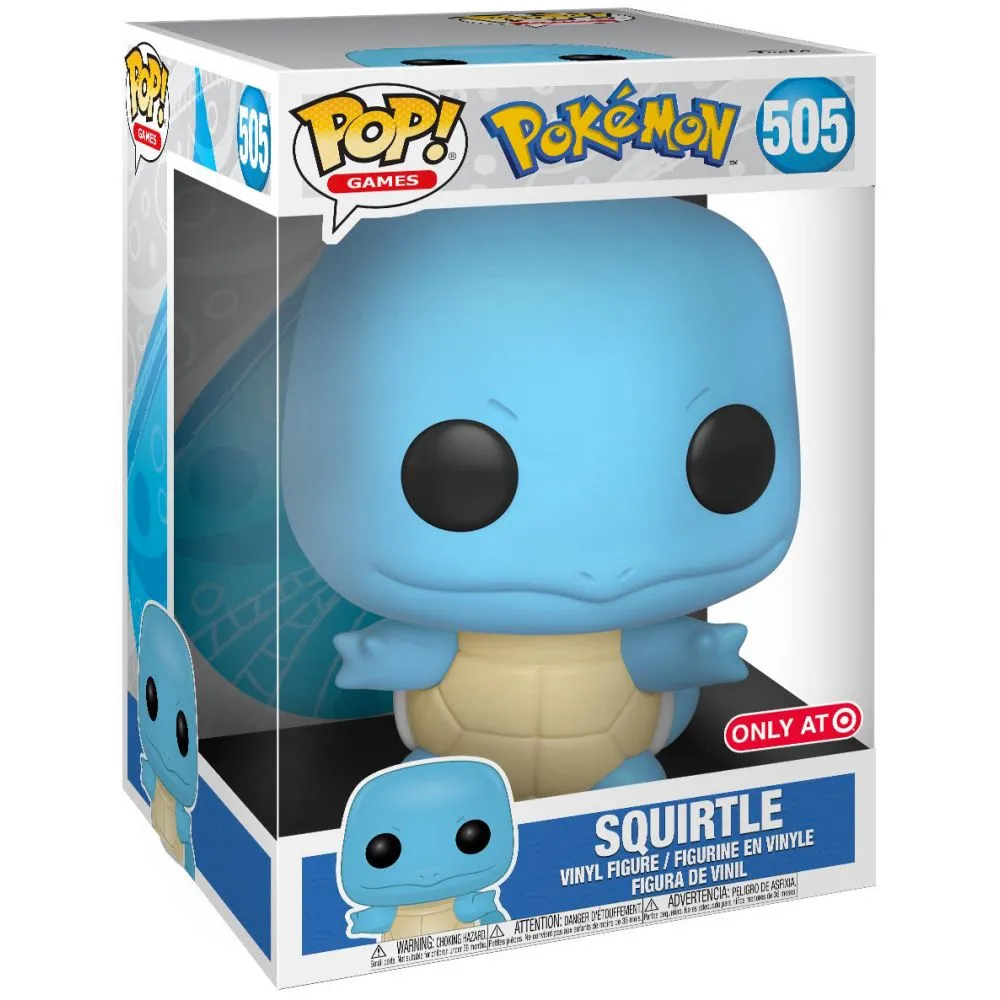 FIGURINE POP 505 : POKEMON (CARAPUCE) 30CM OCC