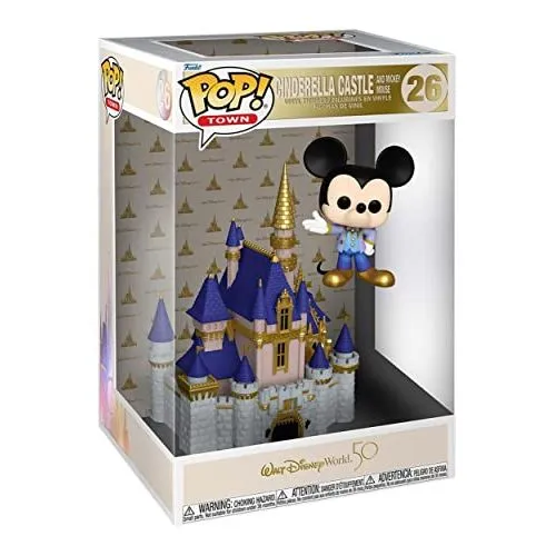 FIGURINE POP 26 : CASTLE & MICKEY (50 TH ANNIVERSAIRE) OCC