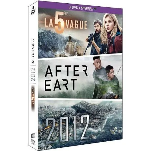 LA 5EME VAGUE + AFTER EARTH + 2012 (3DVD) OCC