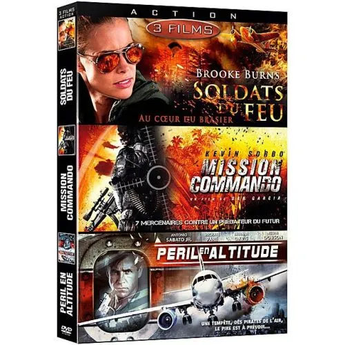 SOLDATS DU FEU + MISSION COMMANDO + PERIL EN ALTITUDE (3DVD) OCC