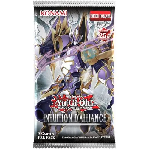 Yu-Gi-Oh! booster Intuition D'alliance (9 Cartes)