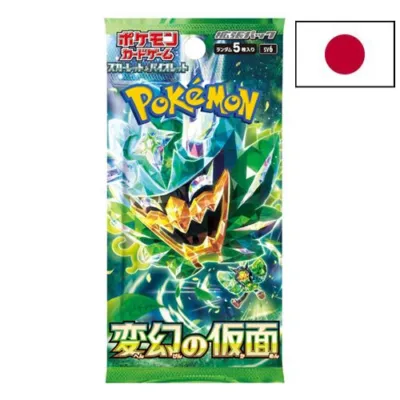 Pokémon Booster Mask of Change (Scarlet & Violet) (5 Cartes) SV6