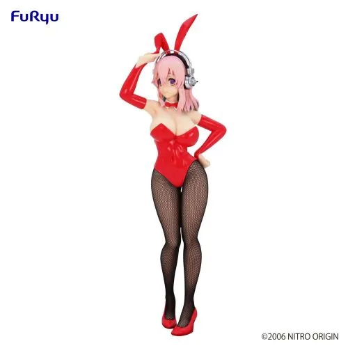 FIGURINE SUPER SONICO : BICUTE BUNNIES SUPER SONICO RED VER 28CM