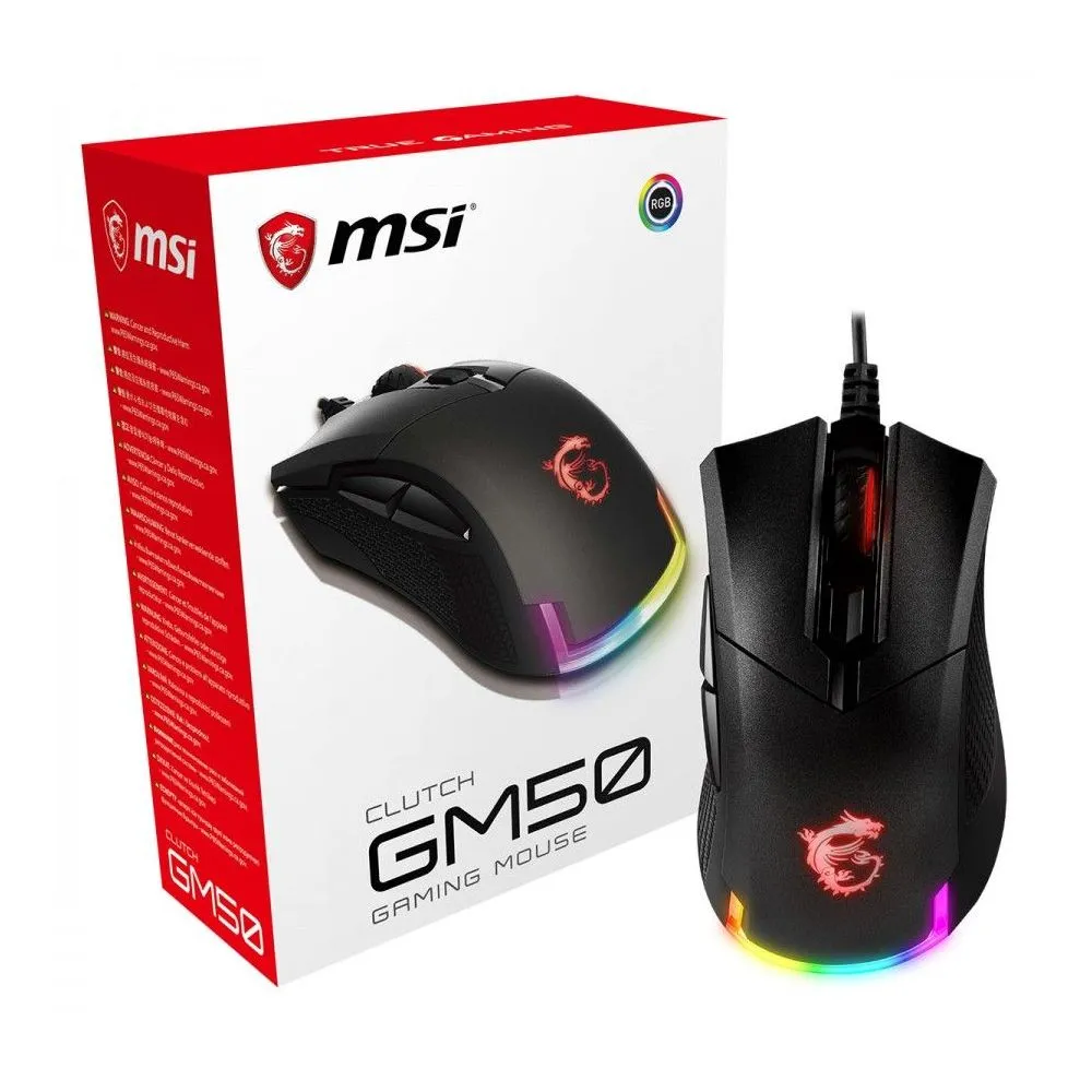 SOURIS MSI SOURIS CLUTCH GM50 GAMING MOUSE