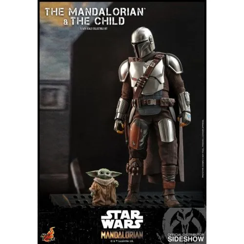 FIGURINE STAR WARS : THE MANDALORIAN & CHILD TMS014 1/6TH SCALE COLLECTIBLE FIGURE (HOT TOYS) OCC