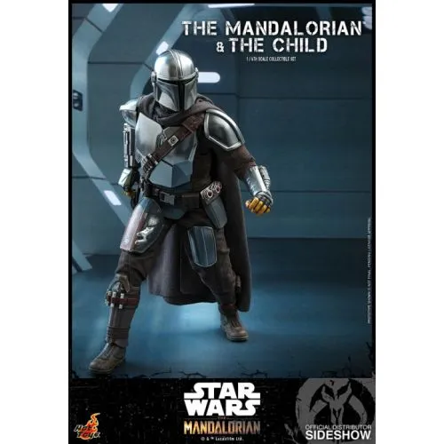 FIGURINE STAR WARS : THE MANDALORIAN & CHILD TMS014 1/6TH SCALE COLLECTIBLE FIGURE (HOT TOYS) OCC – Image 4