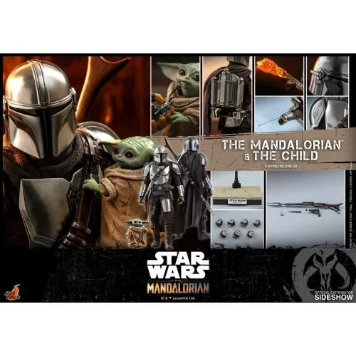 FIGURINE STAR WARS : THE MANDALORIAN & CHILD TMS014 1/6TH SCALE COLLECTIBLE FIGURE (HOT TOYS) OCC – Image 5