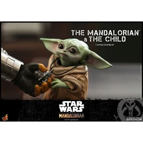 FIGURINE STAR WARS : THE MANDALORIAN & CHILD TMS014 1/6TH SCALE COLLECTIBLE FIGURE (HOT TOYS) OCC – Image 6