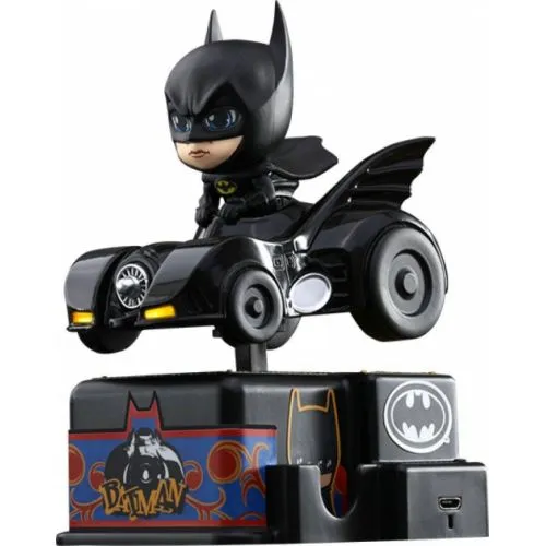 FIGURINE BATMAN (1989) : BATMAN (SONORE ET LUMINEUSE COSRIDER 13 CM) (AVEC BOITE) OCC
