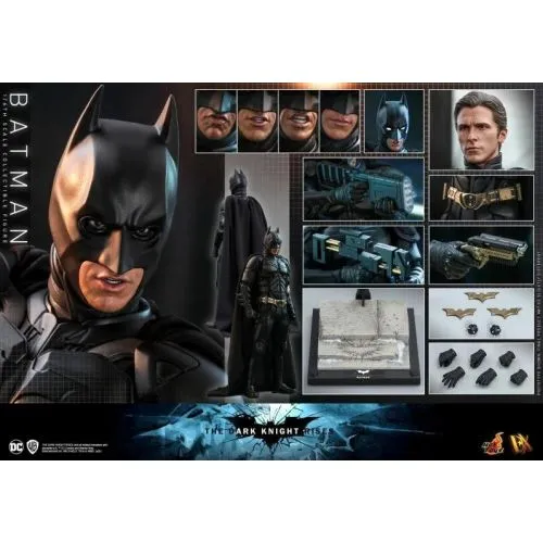 FIGURINE THE DARK KNIGHT RISES : BATMAN CHRISTIAN BALE 1/6TH (DX19) (HOT TOYS) – Image 8