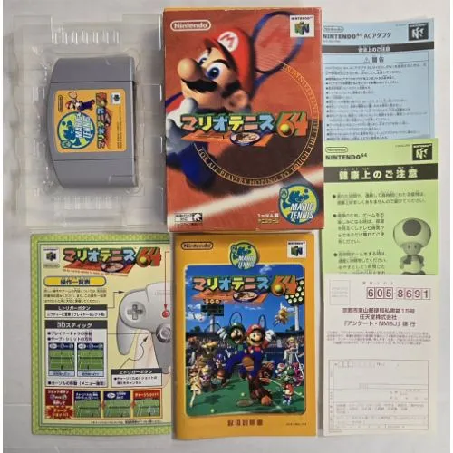 MARIO TENNIS 64 (AVEC BOITE ET NOTICE) (JAP) OCC
