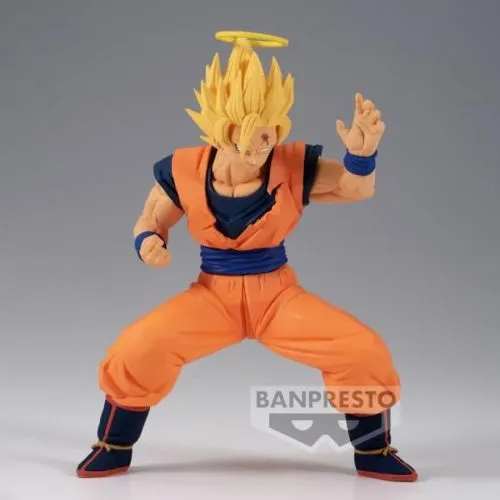 FIGURINE DRAGON BALL Z : SON GOKU SUPER SAIYAN 2 MATCH MAKERS (BANPRESTO) 14CM OCC – Image 2