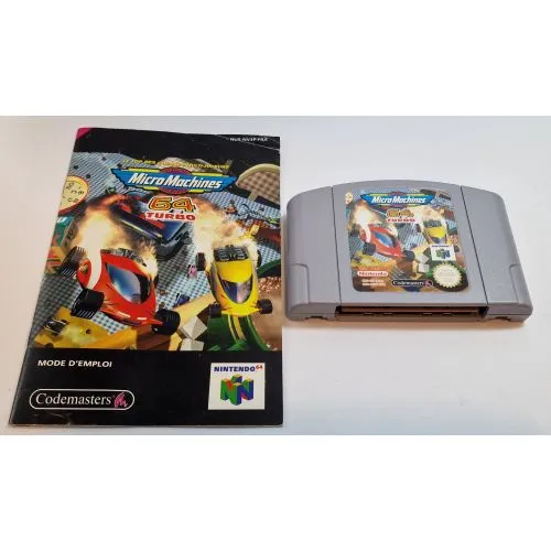 MICRO MACHINES 64 TURBO (AVEC BOITE ET NOTICE) (FRA) OCC – Image 3