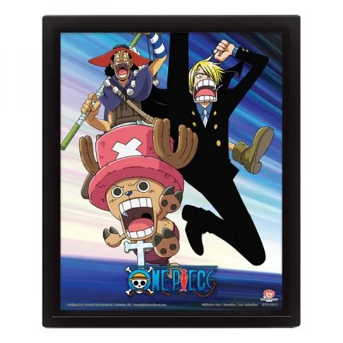 CADRE 3D ONE PIECE STRAW HAT PIRATES ASSAULT